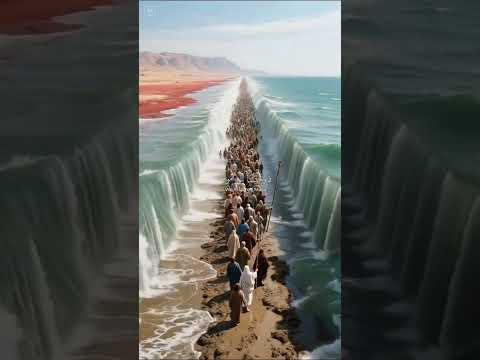 فأوحينا إلى موسى أن اضرب بعصاك البحر فضرب فانفلق البحر إلى اثني عشر طريق ا بعدد قبائل فأوحينا إلى موسى أن اضرب بعصاك البحر فضرب فانفلق البحر إلى اثني عشر طريق ا بعدد قبائل