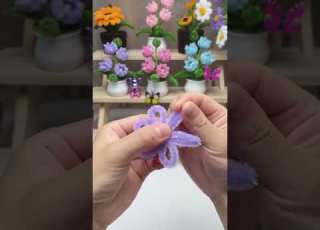  Tutorial Membuat Bunga Dari Kawat Bulu Kawatbulu Kerajinankawatbulu Kerajinantangan Kawat