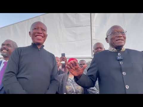 President Jacob Zuma Supporting Julius Malema In Polokwane 2026