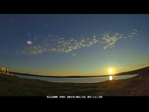 Midnight Sun In The Arctic Time Lapse