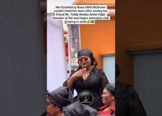  Her Excellency Nana AMA Mcbrown Couldn T Hold Her Tears After Seeing Ghana Trending News