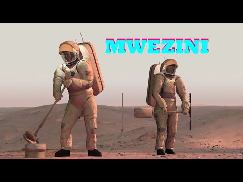 Wanasayansi Mwezini Live Wakichukua Udongo Kufanya Utafiti Nasa Model Human Collecting Soil Sample