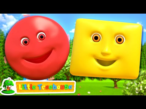 Shapes Song Colors Song Children S Music Nursery Rhymes Kids Songs Little Treehouse