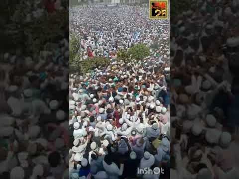 Shorts जन ज हजरत वल रहम न स हब म ल न Janaje Main Lakhon Ka मजम Janaza Maulana Wali Rahmani