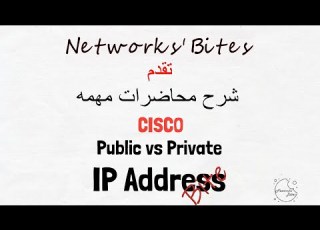  1 7 Cisco CCNA 200 301 IP Address Private Vs Public شرح الفراق بين لل
