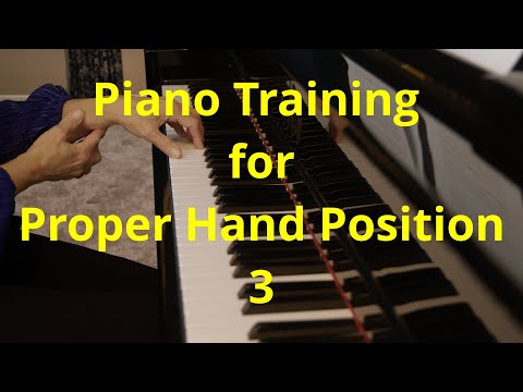 Piano Training For Proper Hand Position With A Relaxed Wrist And Arm 3