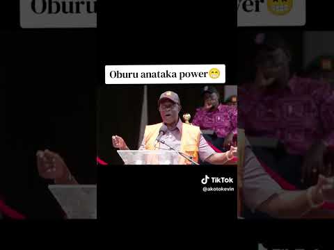 OBURU WANANCHI WAKISUMU MUST STAY IN POWER