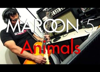  Maroon 5 Animals Electric Guitar Cover Instrumental