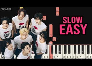 ENHYPEN Helium SLOW EASY Piano Tutorial By Pianella Piano
