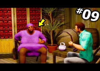 قراند فايس سيتي النسخة النهائية إلتقيت بجدة سي جي GTA Vice City Definitive Edition 09
