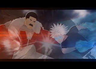 Thragg VS Satoru Gojo JJK X Invincible Stick Nodes Animation