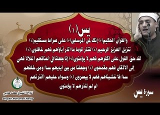 ترتيل سورة يس الشيخ محمد حربي Sheikh Mohamed Harby