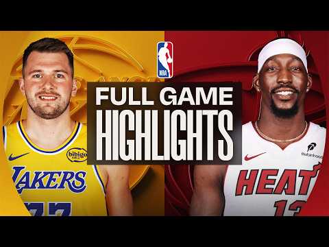 LAKERS At HEAT FULL GAME HIGHLIGHTS March 19 2026