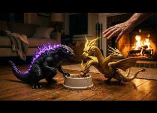 I Got Pet Godzilla King Ghidorah In Real Life