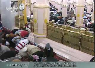 الشيخ علي الحذيفي صلاة الفجر ٢٢ ربيع الأول ١٤٣٦