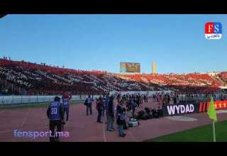 تيفو شدوا العزائم قوة صوتية رهيبة حماس جنوني في مدرجات الوداد الرياضي