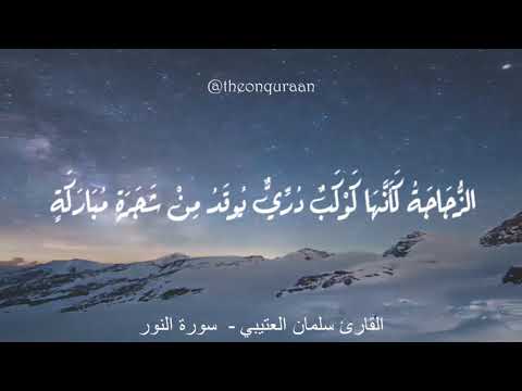 سورة النور القرآن كريم آيات سلمان العتيبي