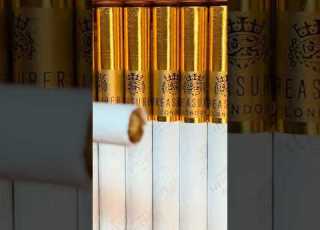Treasurer London Aluminum Gold Cigarettes For A LuxuriousWeekend Expensive Luxury Finest