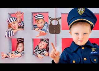 Five Kids Box Fort Prison Escape More Children S Songs And Videos