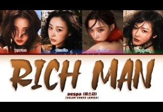 Aespa RICH MAN Color Coded Lyrics