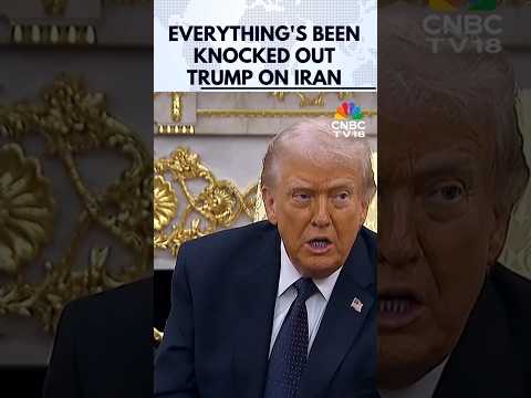Trump Says U S Has Knocked Out Many Iranian Naval And Air Targets Israel Iran War N18G