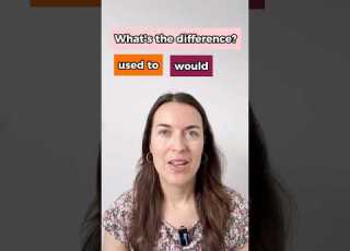 USED TO And WOULD What S The Difference In English