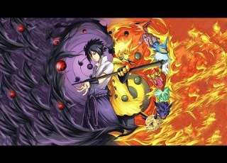 나루토 실루엣 1시간 연속재생