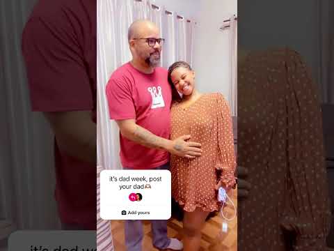 Paula Kajala S Dad Touching Her Baby Bump