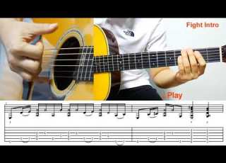 KOTARO OShio Fight Guitar Lesson INTRO 코타로오시오 파이트강좌