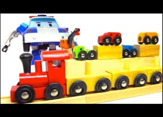 Robocar TRANSFORMERS CHAINSAW RESCUE Railway Train Toy Cars Adventure 로보 카 폴리
