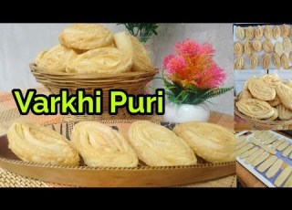  V Crispy Varkhi Puri Recipe Banana Puri Perfect Layered Puri At Home Eid Special
