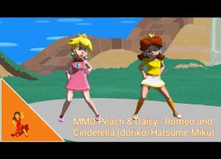 MMD Peach Daisy Romeo And Cinderella Doriko Hatsume Miku