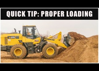  How To Properly Load A Wheel Loader Bucket Quick Tips Heavy Equipment Operator
