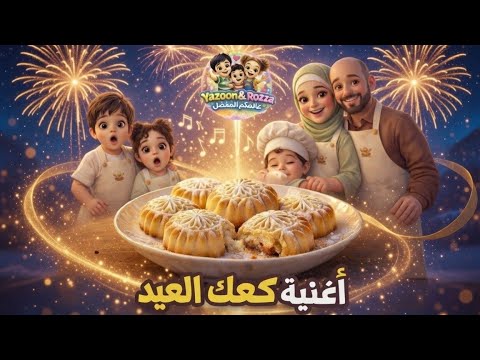 أغنية كعك العيد سكر بودرة فوق الكعكة 2026 أغنية العيد للأطفال قناة يزون