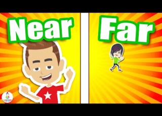 OPPOSITE Words For Young Learners NEAR And FAR Compare And Contrast Opposites For Children