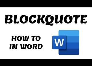  How To Blockquote In Microsoft Word
