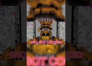 FNAF NIGHTMARE FREDBEAR BEATS UP WITHERED GOLDEN FREDDY Videogamecharacter Edit Fnaf