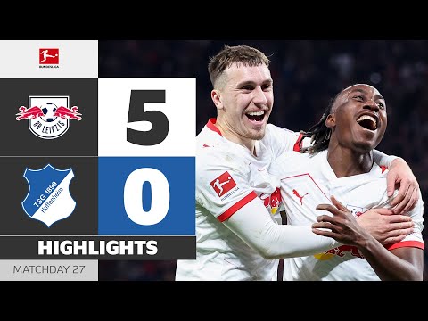 MASSIVE Win In Top Four Race RB LEIPZIG HOFFENHEIM Highlights Matchday 27 Bundesliga