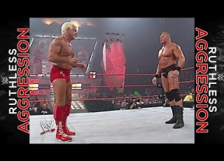  Brock Lesnar W Paul Heyman Vs Ric Flair WWE Raw 01 07 2002