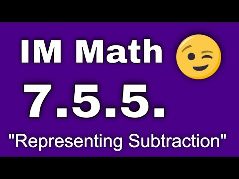 7th Grade Unit 5 Lesson 5 Representing Subtraction Illustrative Math
