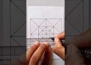  Geometric Square Blackandwhite Painting Shorts Trending New Drawing Tutorial Viralvideo