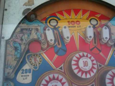 Bally Gold Rush Em Pinball Machine