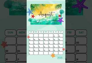 August 2025 Calendar Shorts August2025