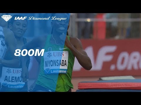 Francine Niyonsaba 1 57 80 Wins Women S 800m IAAF Diamond League Lausanne 2018