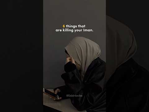 6 Things That Are Killing Your Imaan Allahu Ya Lamu Nasheed Shorts Islamic Youtubeshorts