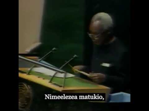 Mwl Julius Nyerere Alivyosimamia Msimamo Wa Uhuru Kwenye Hotuba Yake Ya Mwisho Katika Jumuiya Ya