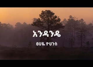  ፀሀዬ ዮሐንስ አንዳንዴ Lyrics አንድ ነገር ብሆን ለሰማይ ቤትሽም