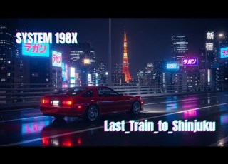  SYSTEM 198X Last Train To Shinjuku Official Audio City Pop Synthwave