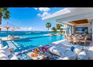  Seaside Retreat Ambience By The Infinity Pool Summer Bossa Nova Jazz Ocean Sounds For Relaxation