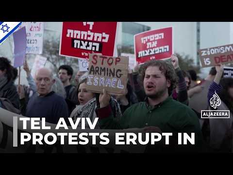 Israel Anti War Protests Turn Violent Police Crackdown In Tel Aviv
